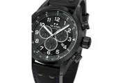 TW Steel Chronograph SVS306 Black Leather Unisex Watch