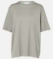 [The Frankie Shop] The Frankie Shop Harper cotton jersey T-shirt AU 14 grey