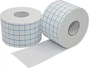 Cover Roll Stretch Non Woven Dressing Retention Tape-Roll Stretch Adhesive Bandage Tape (5cmx10yard,2pcs)