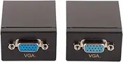 QANYEGN VGA RJ45 Extender Transmitter Receiver, VGA Over Ethernet, VGA Extender Repeater Adapter for Replacement