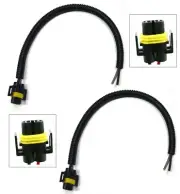 Extension Wire Pigtail Female P S H11 Two Harness Head Light Low Beam Socket OE
