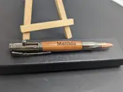 Wood Bolt Action Pen Metal Writing Pen Set Gift Business Pens Office