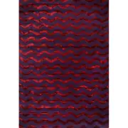 Artisan Opulence Chevron in Red Rug