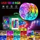 RGB LED Strip Lights 5050 Bluetooth APP Control Color Changing Light Flexible LE