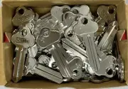 SILCA LW4 House Key Blanks - Suits Lockwood - LW4 - BOX of 50 - Bulk Key Blanks