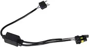 TGMGADANTV HID Wiring Relay Harness High Low Connect Lead One Light for Car Auto Headlight Refit 12V 35W 55W H4 H/L Wire for Bixenon H4 Metal Wire