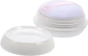 Beavorty 3 Sets Powder Box Empty Powder Case Travel Container Powder Puffs Makeup Powder Puff Powder Container with Puff Makeup Containers Loose Powder Compact Container Flour Container