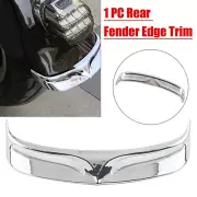 1Pc Chrome Rear Fender Edge Trim Tip Trailing Fit For Fat Boy FLSTF 2007-2017