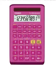 NEW Barbie Pink Casio FX-260-PK STEM Solar II Fraction Scientific Calculator