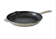 12in Grey Enamel Cast Iron Fry Pan