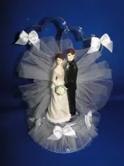 New Wilton "Sweetness" Wedding Cake Top, black tux # 101-153