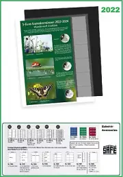 Safe 7367-1 printed pages supplements coin sheets Polymer Insects 2022