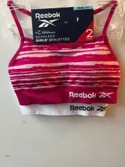 Reebok Girl's 2 Pack Seamless Bralette Back to School SALE!! NEW with TAGS