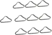 30 Pcs Triangle Rings for Trampoline Jumping Bed Durable Mesh Cloth Buckle Parts Bounce Improving Design for Enhanced Jumping Experience Outdoor Accessories
