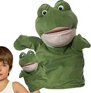 zjhukfmc Hand Puppets for Kids,Cute Stuffed Puppets with Movable Mouth - Theater Performance Supplies, Stuffed Animal Doll for Role Play Storytelling Preschool Teaching