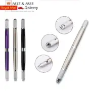 Microblading Pen PMU Tool Manual Needle Microblade Holder Double Ended Slim