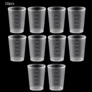 Set of 10Pcs 50ML Measuring Cups Mixing Cups for Paint Resin Mixing