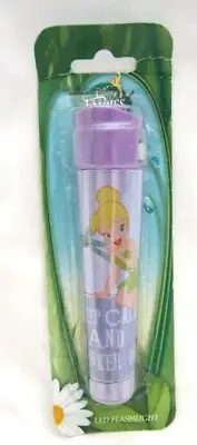 Kid's Disney Tinkerbell Keep Calm and Tinker On Purple 5.75" Flashlight-New!