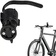 Cycling Computer Mount Base, Stopwatch Mounting Bracket, Nylon Material Stopwatch Installation Bracket, Lightweight, Suitable for Outdoor Adventure, 2.95x1.38in, Black