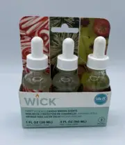 We R Memory Keepers Wick Holiday Candle Scent Set 3 Pack New