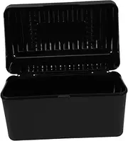 Tofficu Card Case Trading Card Storage Box Flashcard Holder Box Portable Office Accessory
