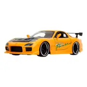 JDM Tuners 1993 Mazda RX-7 1:24 Scale Diecast Vehicle Car Figure Yellow