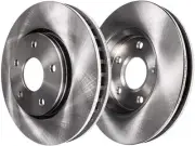 Detroit Axle 57RS58B Front Brake Rotor Set Fits 2008-2010 BMW 323i Base (for: BMW)