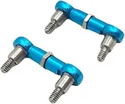 KANGYEBAIHUODIAN Steering Link Rod RC Car Part Stronger Steering Linkage Tie Rod Fit for 1 28 Wltoys K969 Drift Cars RC Upgrade Part(Blue)