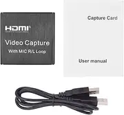 HDMI Video Capture Card 4K Screen Record Game Streamer Device