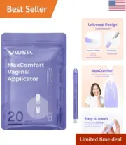 MaxComfort Universal Applicator: Tapered Design for Effortless Suppository Use