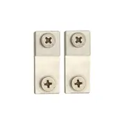 Vinco Dual Fix Clips Mount Block Tabs 32x13mm For Aluminum Doors Pair MBDFC3213