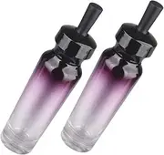 Healeved 2Pcs Glass Dropper Bottles Leakproof Essential Oil Container for Travel Compact Design Stylish Reusable for Skincare Perfumes High Grade Material