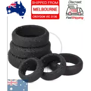 6x COCKRINGS SILCONE Firm Penis HARD 25mm 33mm 38mm 46mm 53mm 58mm Cum Delay