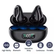 Ear Clip Bone Conduction Headphones Bluetooth 5.3 Wireless Sport Headset Earbuds