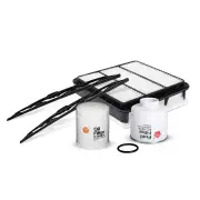 Sakura Front Wiper Blades & Filter Service Kit for Mitsubishi Triton MN 2.5L