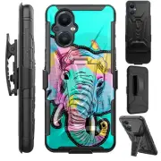 V Holster For OnePlus Nord N20 5G Phone Case kickstand Cover ELEPHANT TEAL