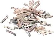 OFFSCH 10pcs Abalone Shell Guitar Binding Strip 18 * 3 * 2mm Gf102 for Guitar Maker Diy