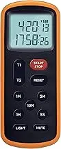 Lavatools KT8 Digital Kitchen Dual Timer & Stopwatch, Backlight, Ultra Loud Alarm, Mute Function, Quick-Set Buttons, Hang Hole, Magnetic for Cooking and Classroom with Lanyard