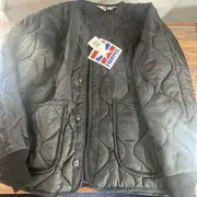 Propper M-65 Liner System Field Coat - Black Large 13075 New with tags 100% Poly