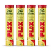 Plix Apple Cider Vinegar Effervescent For Weight Loss Lemon Masala.