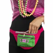 Cassette Tape Bumbag 80s Hip Hop Bum Bag Retro Costume Accessory