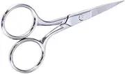 HONITANO Stainless Steel Eyebrow and Nose Hair Scissors Precision Trimmers for Facial Hair Grooming Curved Tip Design for Accurate Cutting Comfortable Grip for Men and Women
