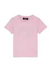 Versace Kids Logo-embellished Cotton T-shirt (4-6 Years) - Pink Light - 06YR (6 Years) 06YR (6 years)