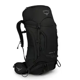 OSPREY 新款 Kestrel 48L 輕量健行登山背包_黑 R