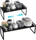 Expandable Cabinet Shelf Organizers Kitchen Cabinet Organizer Shelves Spice Rack