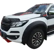 Fender Flares Jungle Guard Matte Black to suit Holden Colorado 2017 - 2020 Arch