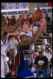 Guard Jerome Taylor DePaul Blue Demons and Tate Decker Missouri Ti- Old Photo