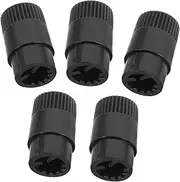 Alasum Sturdy Guitar Knob Cap 5pcs Plastic Volume Control Knobs for Potentiometer Replacement