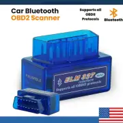 NEW Car Bluetooth Scanner Code Reader Automotive Diagnostic Tool OBDII ELM 327