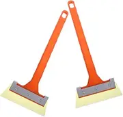 HAPINARY 2pcs Snow Shovel Tool Car Window Scraper for Snow and Ice Car Window Ice Scraper Windshield Scraper Snow Scraper for Car Ice Scrapers for Car Winter Snow Car Accessories